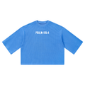 PGF WAFFLE KNIT BOXY TEE / PSALM 105:4 - SEARCH FOR THE LORD AND HIS STRENGTH; CONTINUALLY SEEK HIM.