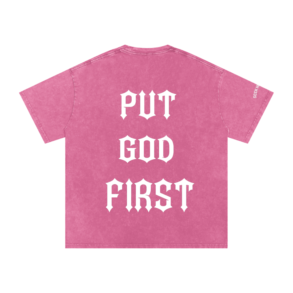 PGF SNOW WASHED OVERSIZED TEE