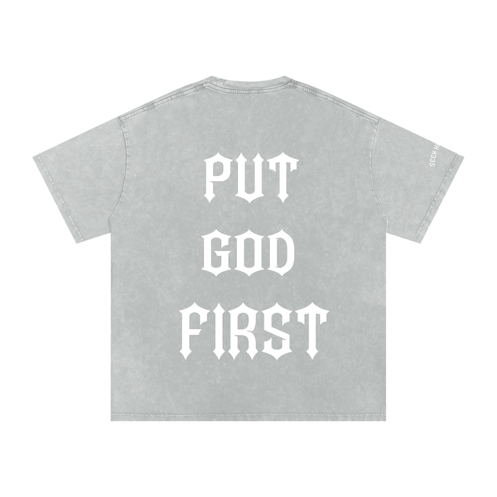 PGF SNOW WASHED OVERSIZED TEE
